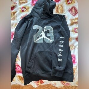 Kids Jordan Air Black Hoodie